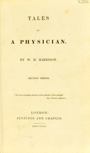 Cover of: Tales of a physician