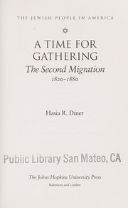 Cover of: A time for gathering: the second migration, 1820-1880