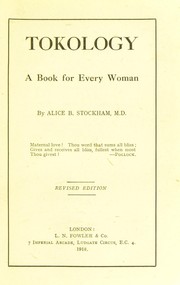 Cover of: Tokology by Alice Bunker Stockham