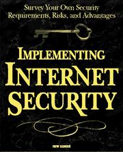 Cover of: Implementing Internet security