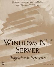 Cover of: Windows NT server by Karanjit Siyan