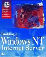 Cover of: Building a Windows NT Internet server by Eric Harper