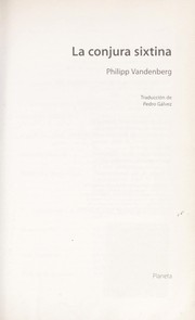 Cover of: LA Conjura Sixtina by Philipp Vandenberg