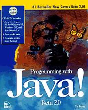 Cover of: Programming With Java! by Tim Ritchey