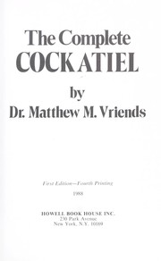 Cover of: The complete cockatiel