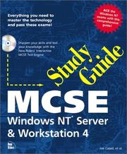 Cover of: MCSE Study Guide by Joe Casad, Wayne Dalton, Ken Rosen, Steven Tate, Wayne Dalton, Ken Rosen, Steven Tate