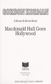 Cover of: Macdonald Hall goes Hollywood