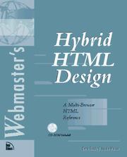 Cover of: Hybrid HTML design by Kevin Ready, Kevin Ready