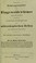 Cover of: Ueber die Contagiosit©Þt der Eingeweidew©ơrmer nach Versuchen, und ©ơber das physiologische und pathologische Leben der mikroskopischen Zellen nach empirischen Thatsachen : zwei medicinisch-physiologische Abhandlungen