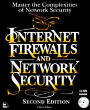 Cover of: Internet firewalls and network security