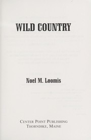 Cover of: Wild country