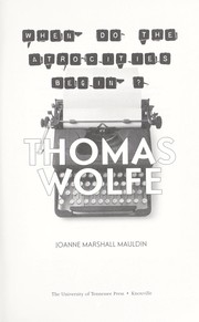 Cover of: Thomas Wolfe by Joanne Marshall Mauldin