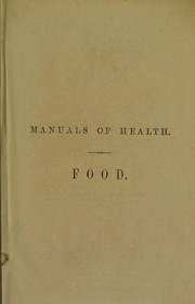 Cover of: Manuals of food: food