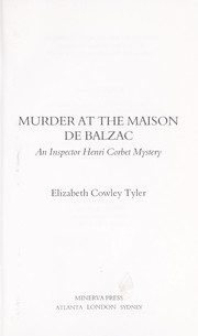 Cover of: Murder at the Maison De Balzac