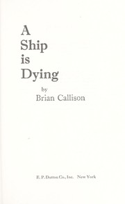 Cover of: A ship is dying