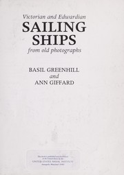 Cover of: Victorian and Edwardian sailing ships from old photographs