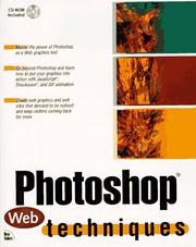 Cover of: Photoshop web techniques by J. Scott Hamlin