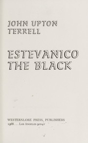 Cover of: Estevanico the black by 