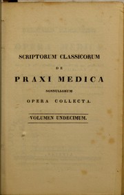 Cover of: Opera medica