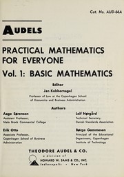 Cover of: Audels practical mathematics for everyone. by Jan Kobbernagel