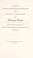 Cover of: The political philosophy of Thomas Paine