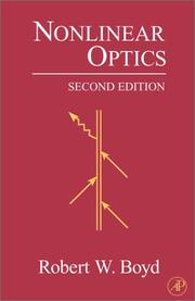 Cover of: Nonlinear Optics, Second Edition