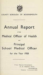 Cover of: [Report 1958]