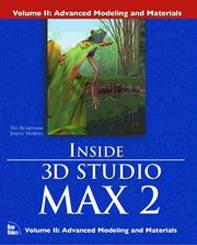 Cover of: Inside 3D Studio MAX 2, Volume 2: Modeling & Materials