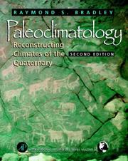 Cover of: Paleoclimatology by Raymond S. Bradley