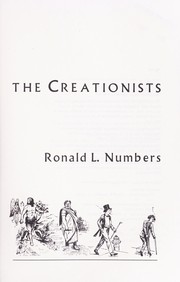 Cover of: The creationists by Ronald L. Numbers