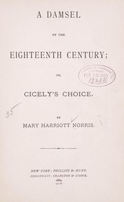 Cover of: A damsel of the eighteenth century