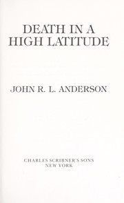 Cover of: Death in a high latitude