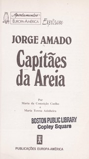 Cover of: Capitães da Areia