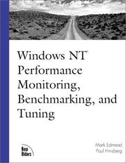 Cover of: Windows NT performance monitoring, benchmarking, and tuning
