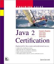 Cover of: Java 2 Certification Training Guide by Jamie Jaworski