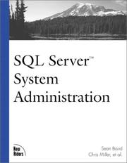 Cover of: SQL server system administration