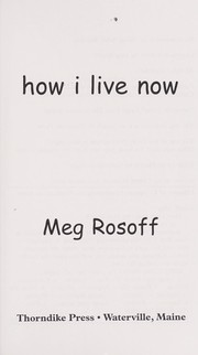 Cover of: How I live now
