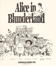 Cover of: Alice in blunderland by Anderson, Jack