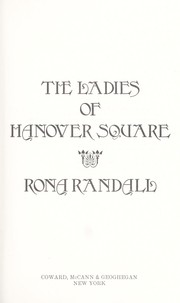 Cover of: The ladies of Hanover Square by Rona Randall