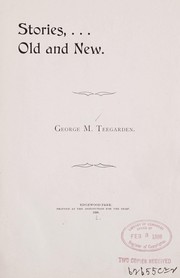 Cover of: Stories, old and new