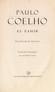 Cover of: El Zahir by Paulo Coelho