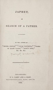 Cover of: Japhet, in search of a father