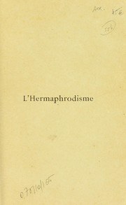 L'hermaphrodisme by Docteur Caufeynon