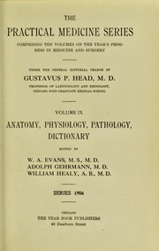 Cover of: Anatomy, physiology, pathology, dictionary