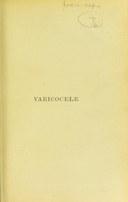 Cover of: On varicocele: a practical treatise