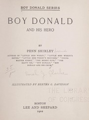 Cover of: Boy Donald and his hero by Sarah Jones Clarke