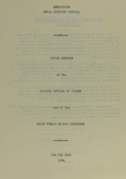 Cover of: [Report 1964]