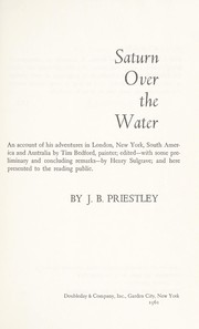 Cover of: Saturn over the water; an account of his adventures in London, New York, South America and Australia by 