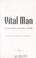 Cover of: Vital man