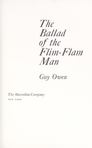 Cover of: The ballad of the Flim-Flam Man. by Guy Owen